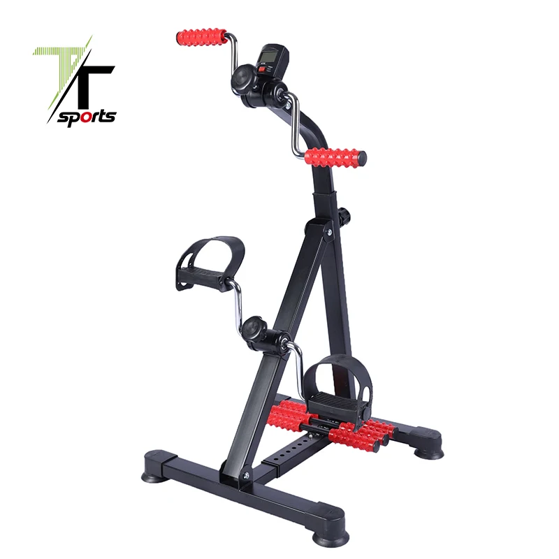 Mini Bike With Counting Home Use Folding Bike Pedal Exerciser for Rehabilitation Bike Trainer Mini Stepper Exercise Machine
