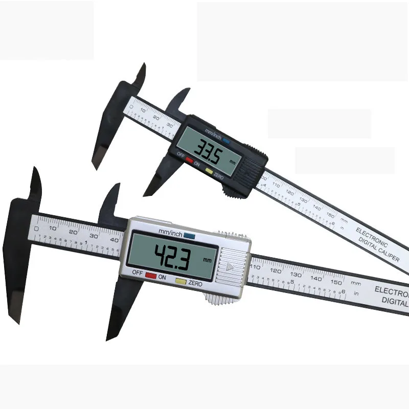 0-150mm Depth Inner Diameter Outer Diameter Antique Jewelry Plastic Fiber Electronic Digital Vernier Caliper Digital Measurement
