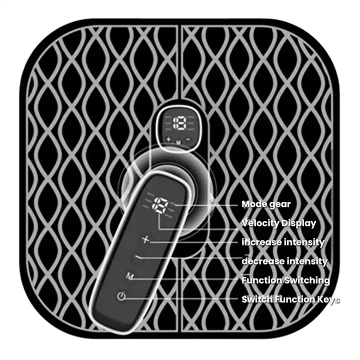 Cheap price EMS TENS foot massager machine with OEM ODM EMS Foot massage mat