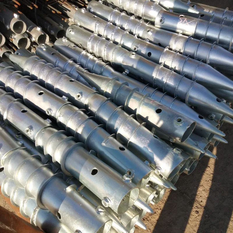 Low Price Ground Anchor Helical Pile Galvanized Screw Piles for Construction Supporting Assembly