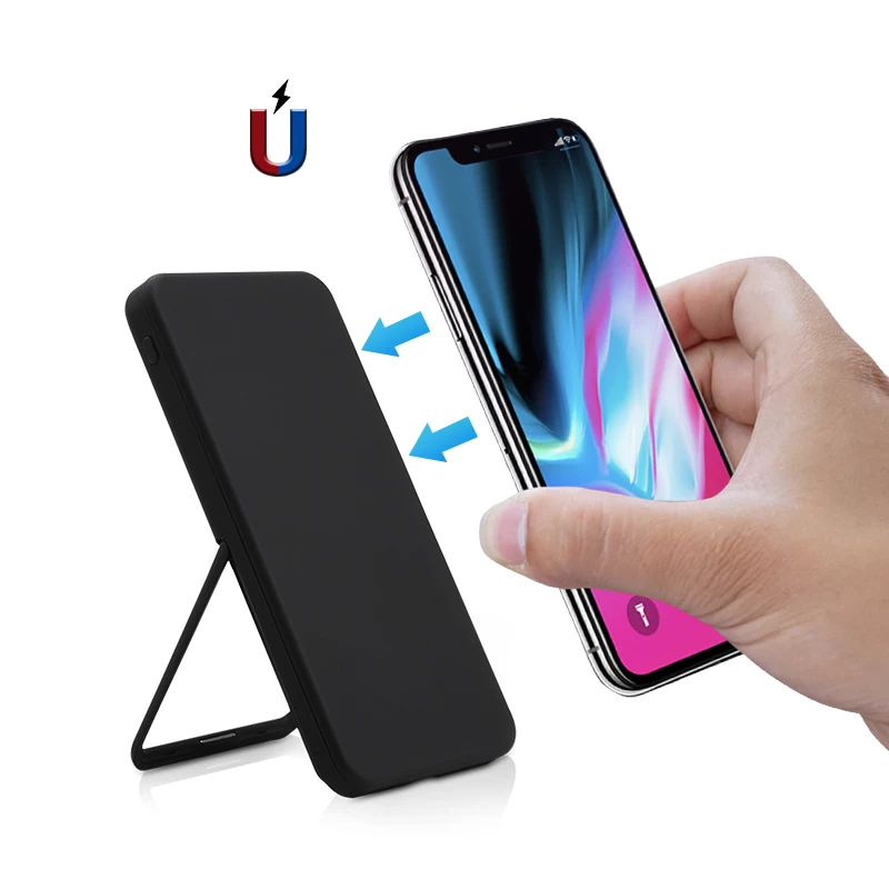 Heat 8000mAh Fast Charging QI Wireless Charging Portable Charger Usb Charging Butterfly Charger