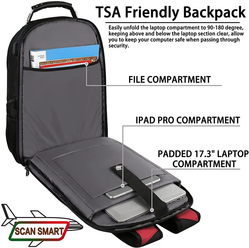 Backpacks factory high quality laptop backpack fashion usb waterproof travel backpack bag