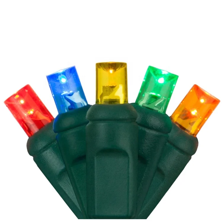 Commercial 50 5MM Warm White LED Christmas Lights Set