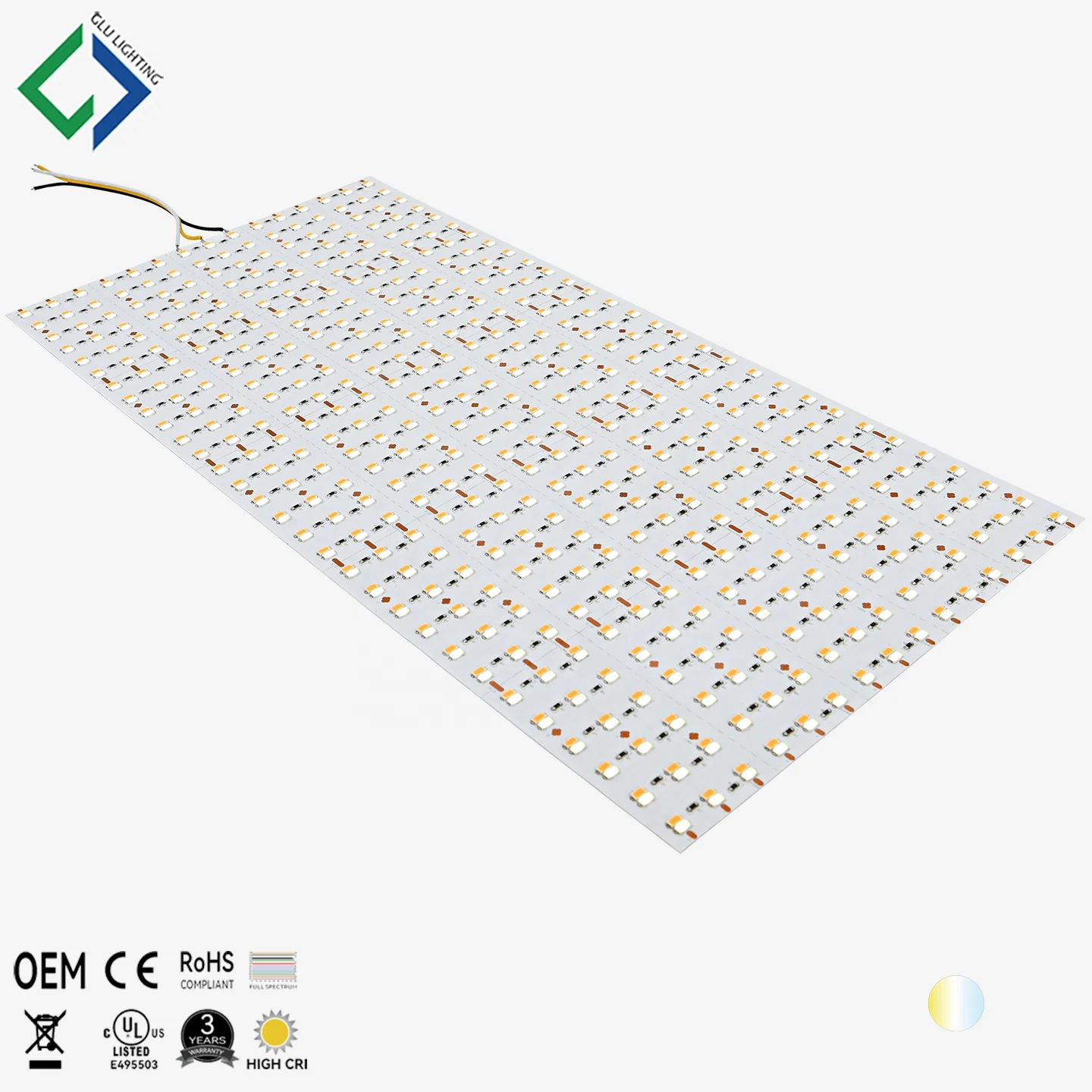 Гибкая Светодиодная панель Ra95 24x50 bi color 5630 режущая для пленочного заднего освещения 24 В