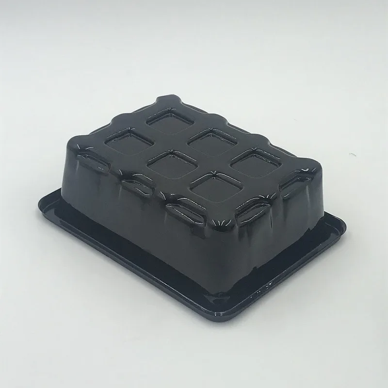  Новый лоток для семян цветов 19x14x11 см поднос рассады тарелка 12 ячеек детских горшков с прозрачными крышками коробка
