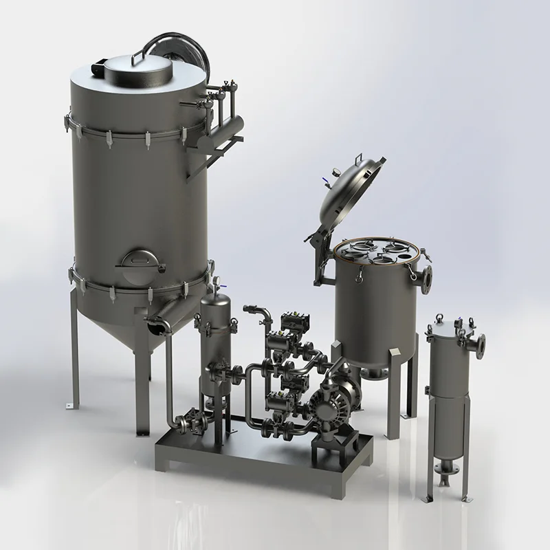 Stainless steel cartridge filter housing polypropylene filter housing