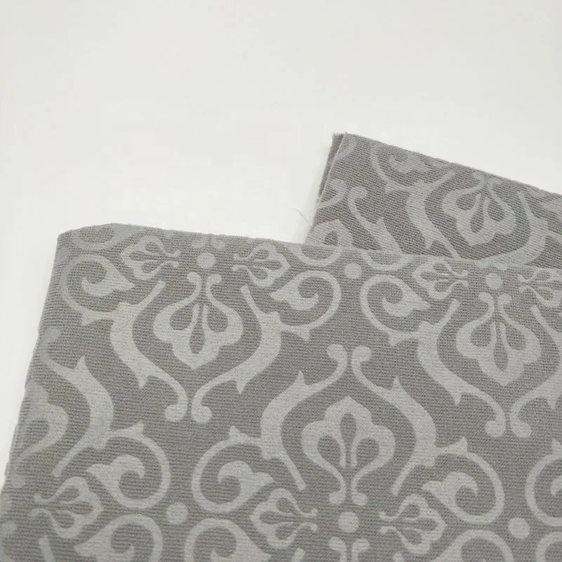 woven polyester cheap price modern knitted fabric 3D embossed sofa home textile