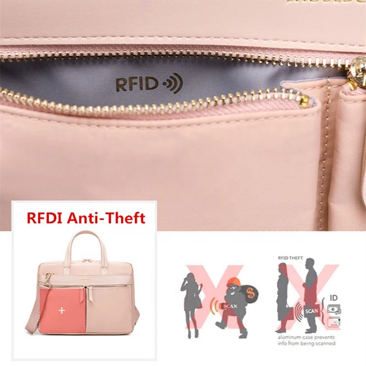 Оптовая продажа, модная женская сумка для ноутбука с индивидуальным логотипом, деловая женская сумка-тоут для ноутбука