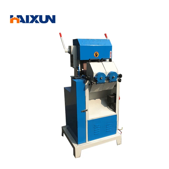 High quality Double belt wood round rod sander handle bar stick polishing pole sanding machine for round sticks
