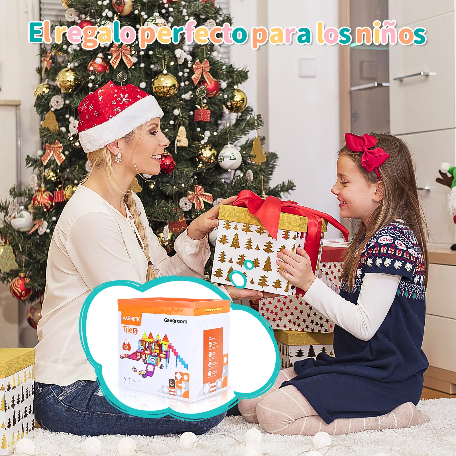 120Pcs Hot promotion kids educational magnetic tiles toys learning magnetic building blocks set stem building tiles with magnet