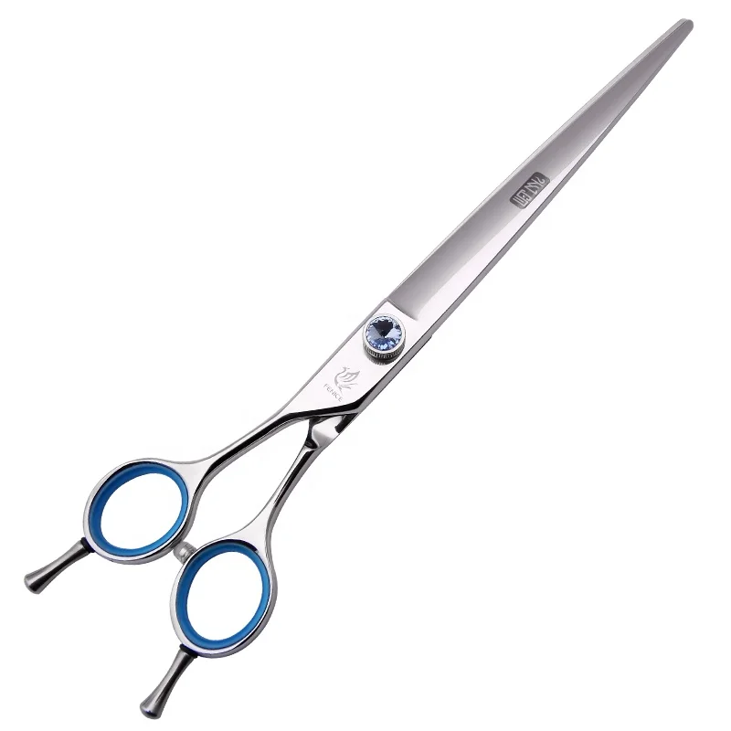 7' 7.5' 8 Inch Long Straight Blade Shears Pet Cutting Scissors for Dog Grooming