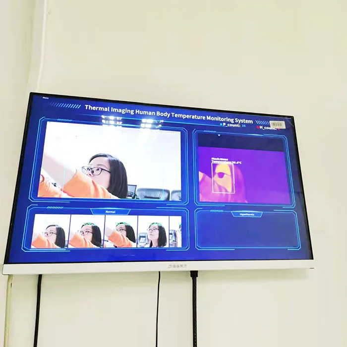 Инфракрасная тепловизионная камера для обнаружения температуры в аэропорту
