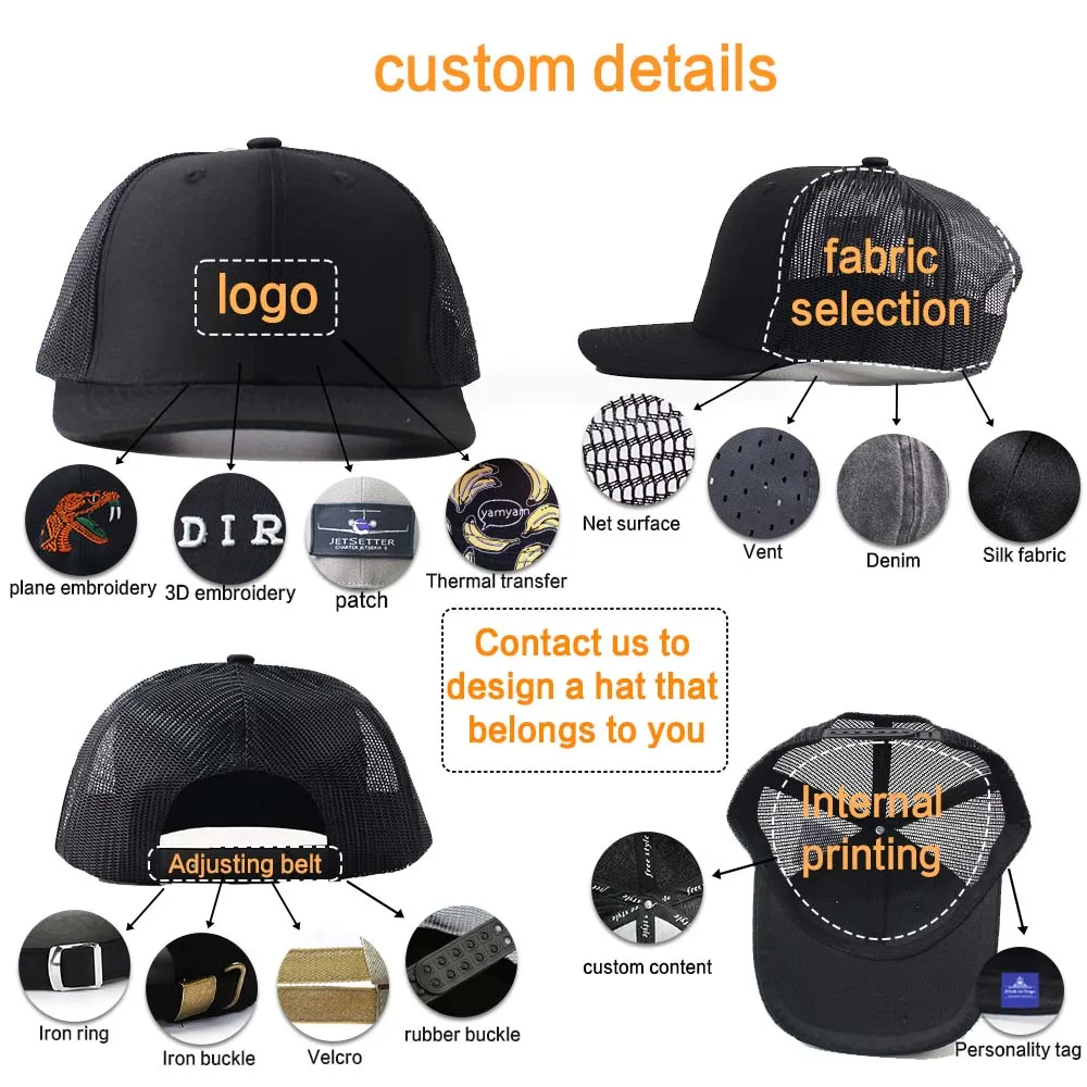 Wholesale High Quality Sutdoor Sunshade Camouflage Sports Hats Adjustable 6-Panel Tactical Camo Trucker Hat Baseball Caps