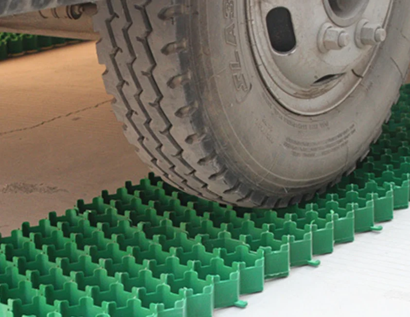 Plastic paving driveway gravel stabilizer planting grass grid parking road paver