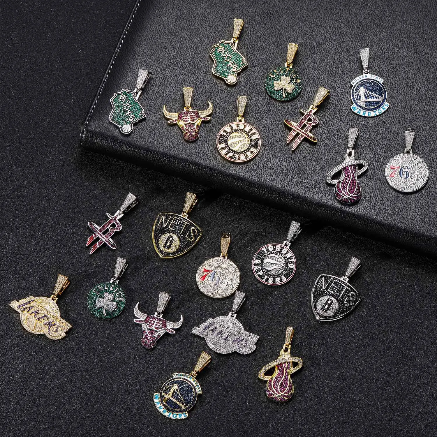 Chicago Bull necklace Pendant Colar de Fas de Moda Colar de Basquetebol Chicago Colar de Touro Pingente