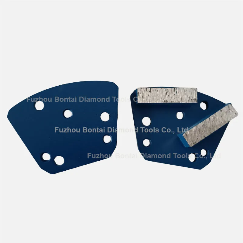 Bontai concrete grinding shoes with bar diamond segments for concrete Blastrac diamond tools