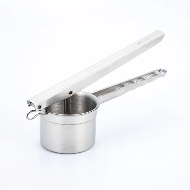 Heavy Duty Commercial Potato Ricer Stainless Steel Potato Ricer and Masher Potato Masher and Ricer Kitchen Tool, Press and Mash