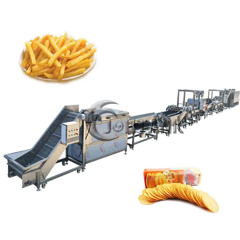 Full Automatic Cassava Plantain Banana Potato Chips Making Production Line
