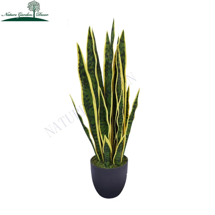 Искусственные растения Sansevieria для украшения сада искусственная змея растение свекрови с языком