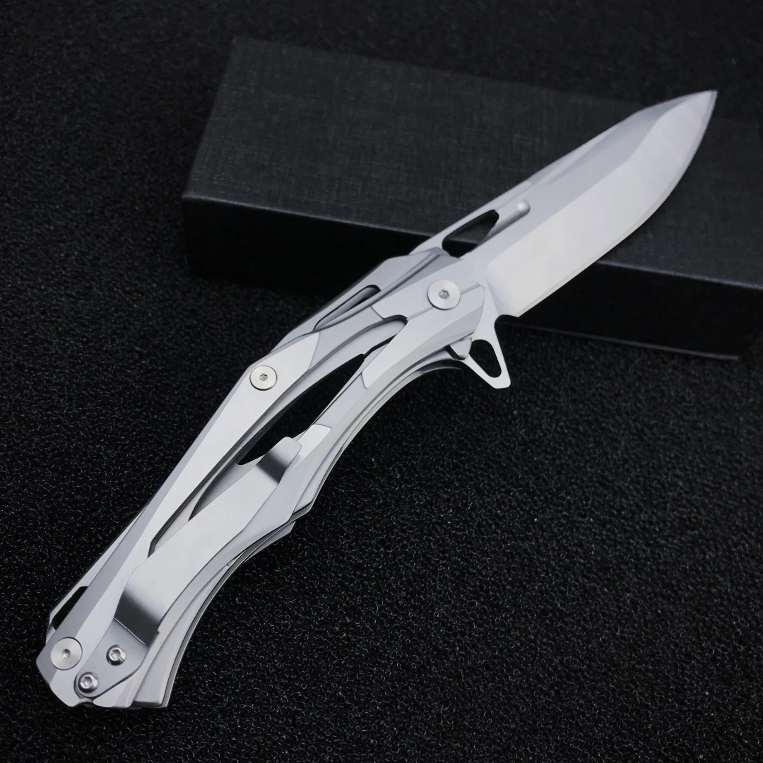 Multifunction All Steel Handle Outdoor Camping Hunting Knives Tactical Folding Pocket knife