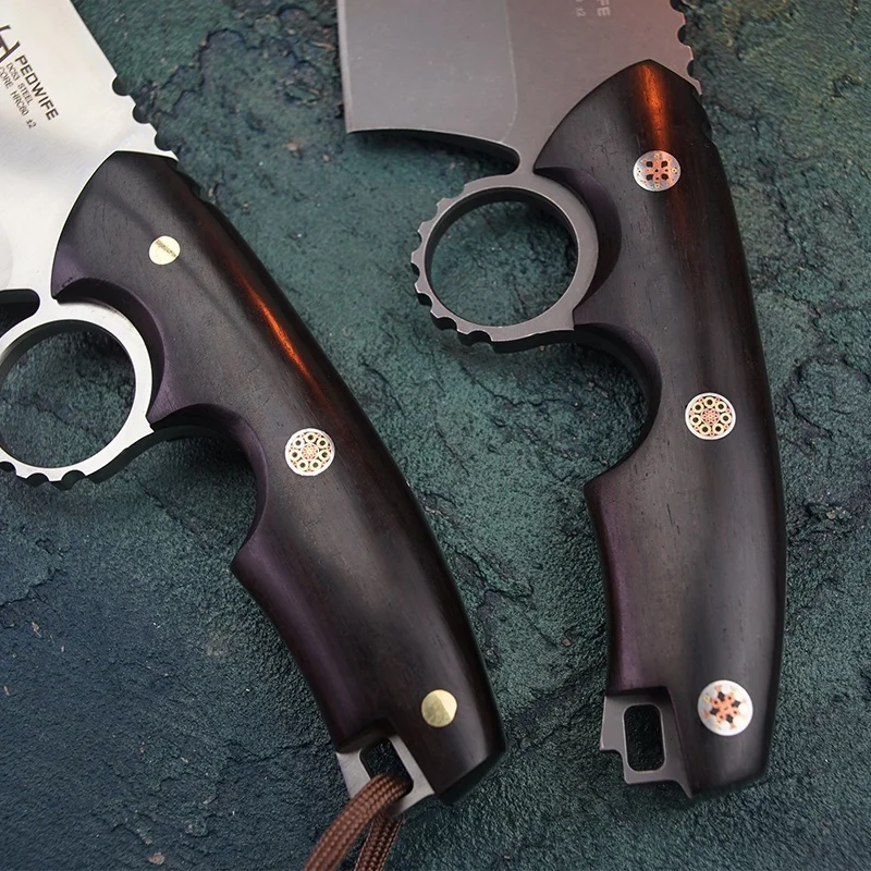 Hot DC53 Steel Chinese Chef Kitchen Cleaver Chopper Knife with Wood Handle