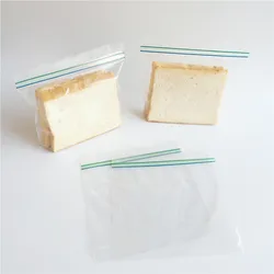 AIUDO Hot Selling Wholesale Price Transparent custom printed single ziplock bag self zip lock plastic Freezer zipper bag