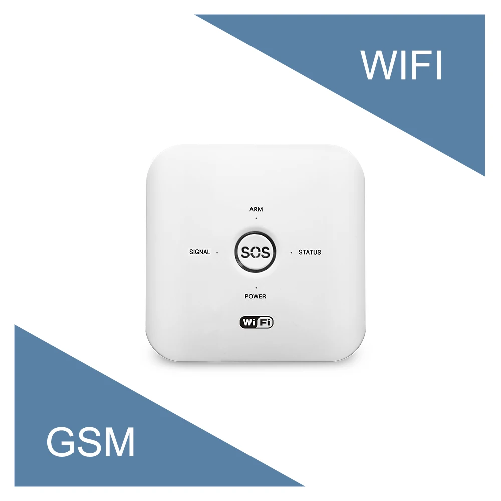 Easy Installation 433 MHz Security System Alarma Wireless DIY GSM+WIFI Auto Dialer for House Safety