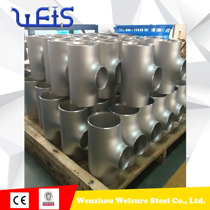 WELSURE Customized 4 Four Way Cross Pipe Fittings Female Thread Cross Stainless Steel Pipe Fittings