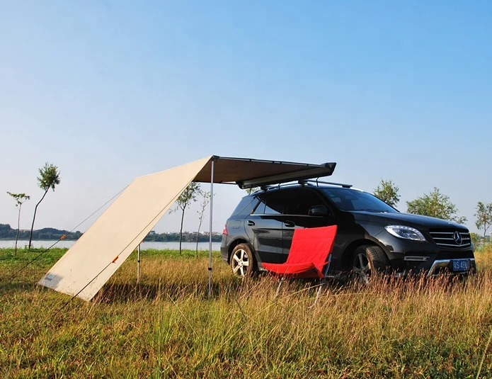 Retractable roof car tents side awning 4x4 4wd awning for camping