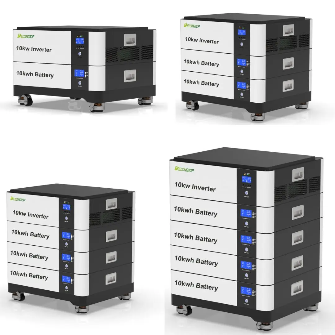 Все в одном инвертор и литиевая батарея LiFePO4 48v 200Ah 20kw 10kwh домашняя солнечная энергетическая система