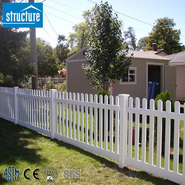 Uv proof Popular Style White Decorative Fence for Flower Beds