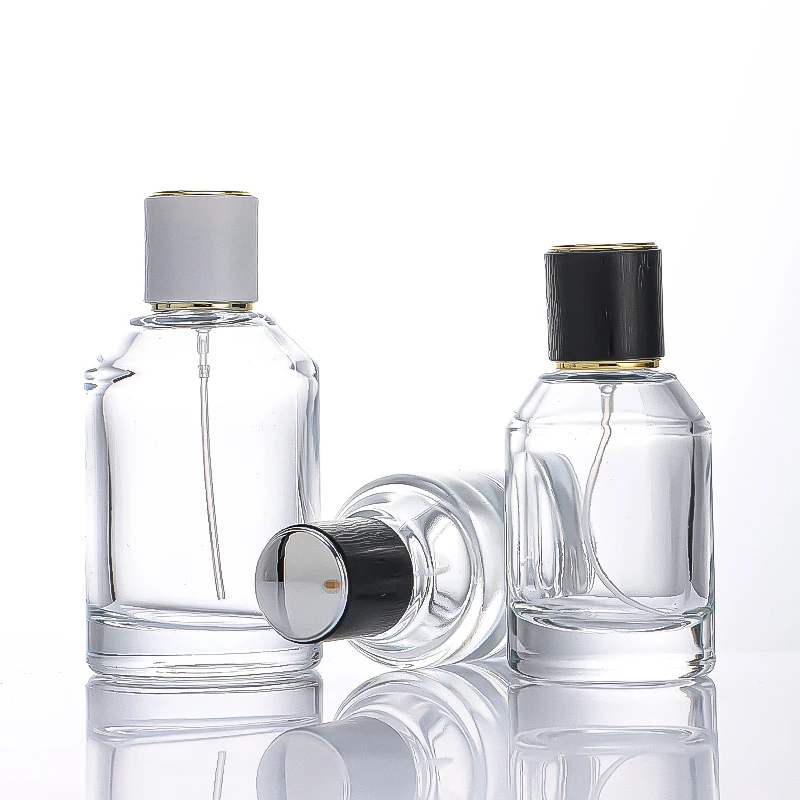 glass perfume bottle custom design perfume bottle with box 30ml 50ml  100ml luxury perfume bottle