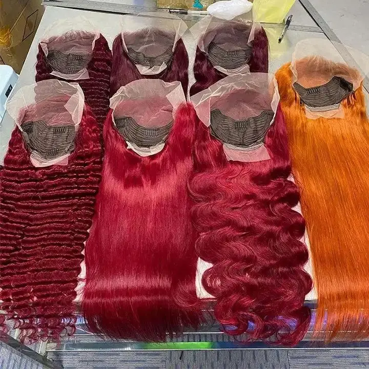 Highlight wig Brown Deep Curly Pre Plucked Transparent 13x4 Lace Front Wig Piano Mixs Color Honey Blonde Human Hair Wig