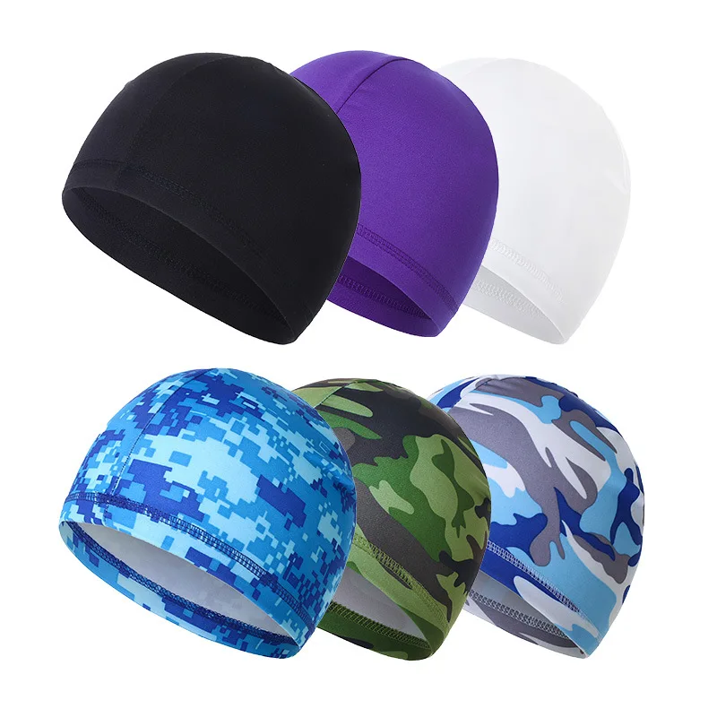 Ice Silk Quick Dry Motorcycle Riding Liner Skull Hat Bike Cycling Cap Headgear for Outdoor Sports