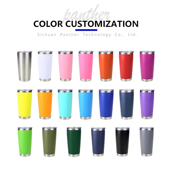 Кофейная чашка с вакуумной изоляцией из нержавеющей стали 20 унций