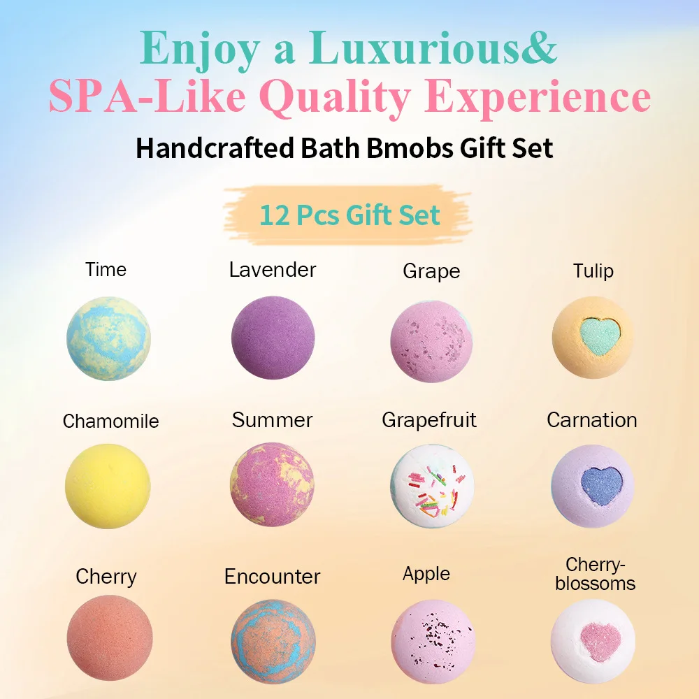 New Product Organic Vegan Rose Bubble Fizzy Bath Bombs