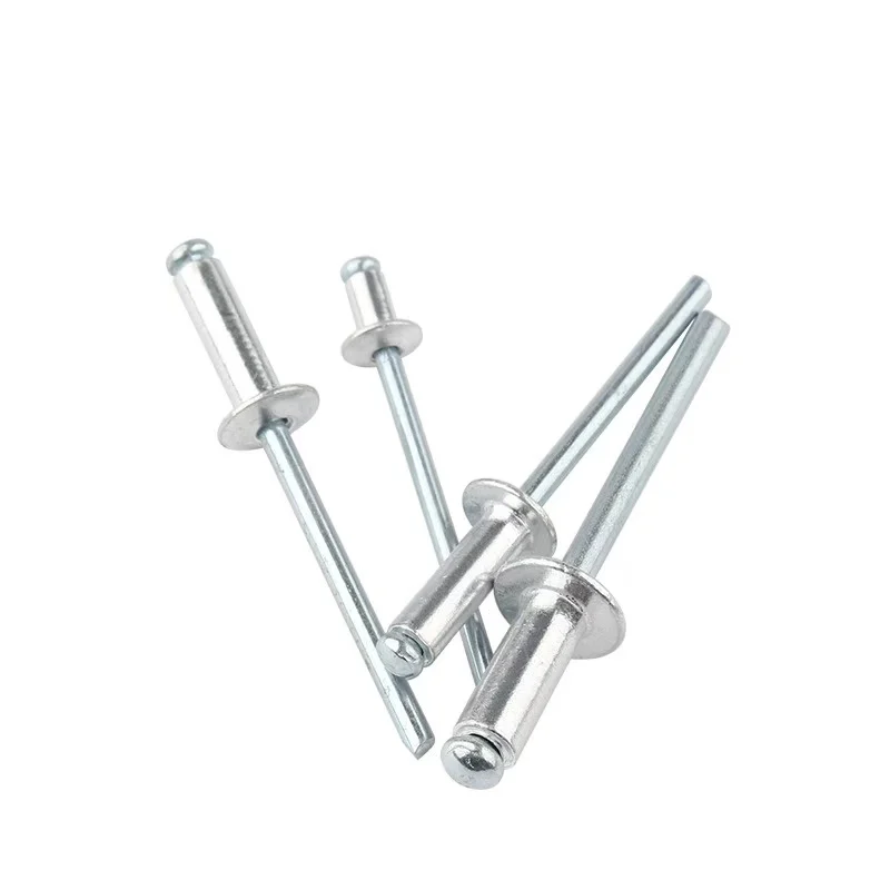 High Quality Open Type 4.8x12mm Aluminum Round Head Blind Rivets Aluminium Steel Open End Blind Rivet with Round Head