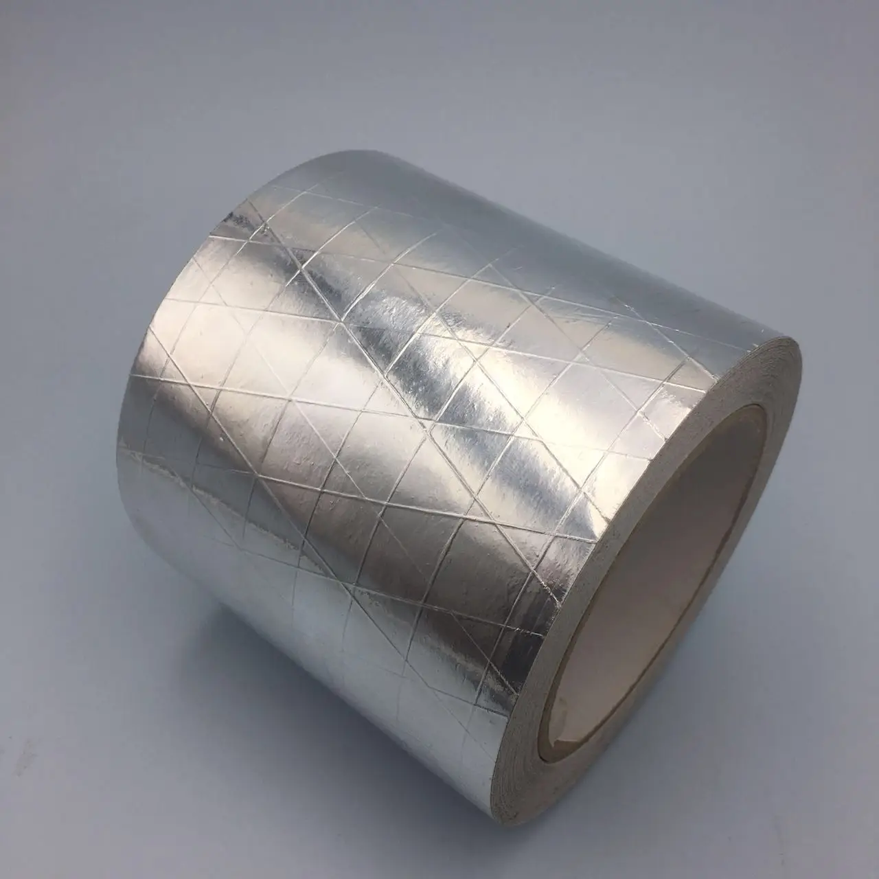 HVAC 50mm Alu solvent glue Aluminum Foil Fiberglass Thick Aluglass Fiber Green Aluminium Glass Cloth Tape