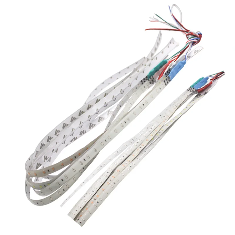 18 modes Flexible colorful flowing Lamp 30cm Decorative Motorcycle Light DRL RGB Angel Eyes Daytime Running light