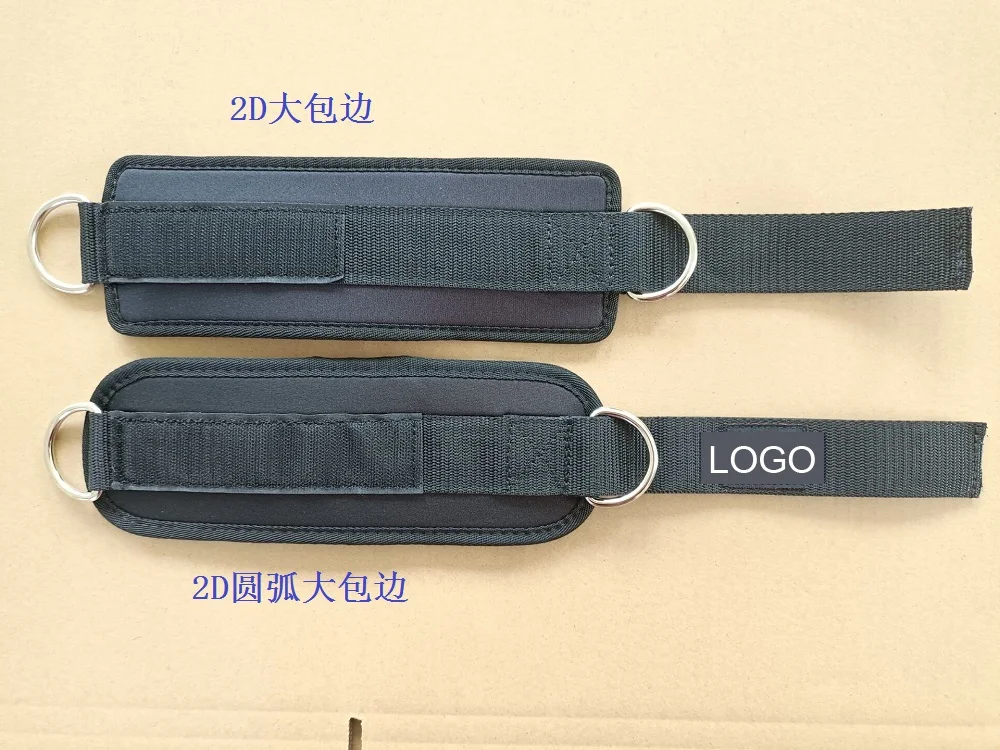 High Quality Neoprene Padded Ankle Cuffs Hot Sale Gym Training Exercise Accessories for Cable Machines and Basketball