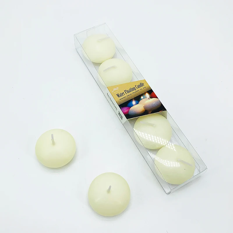 Wholesale 5Pack Cute Unscented Floating Candles Unscented Discs for Wedding Pool Party Holiday Home Decor