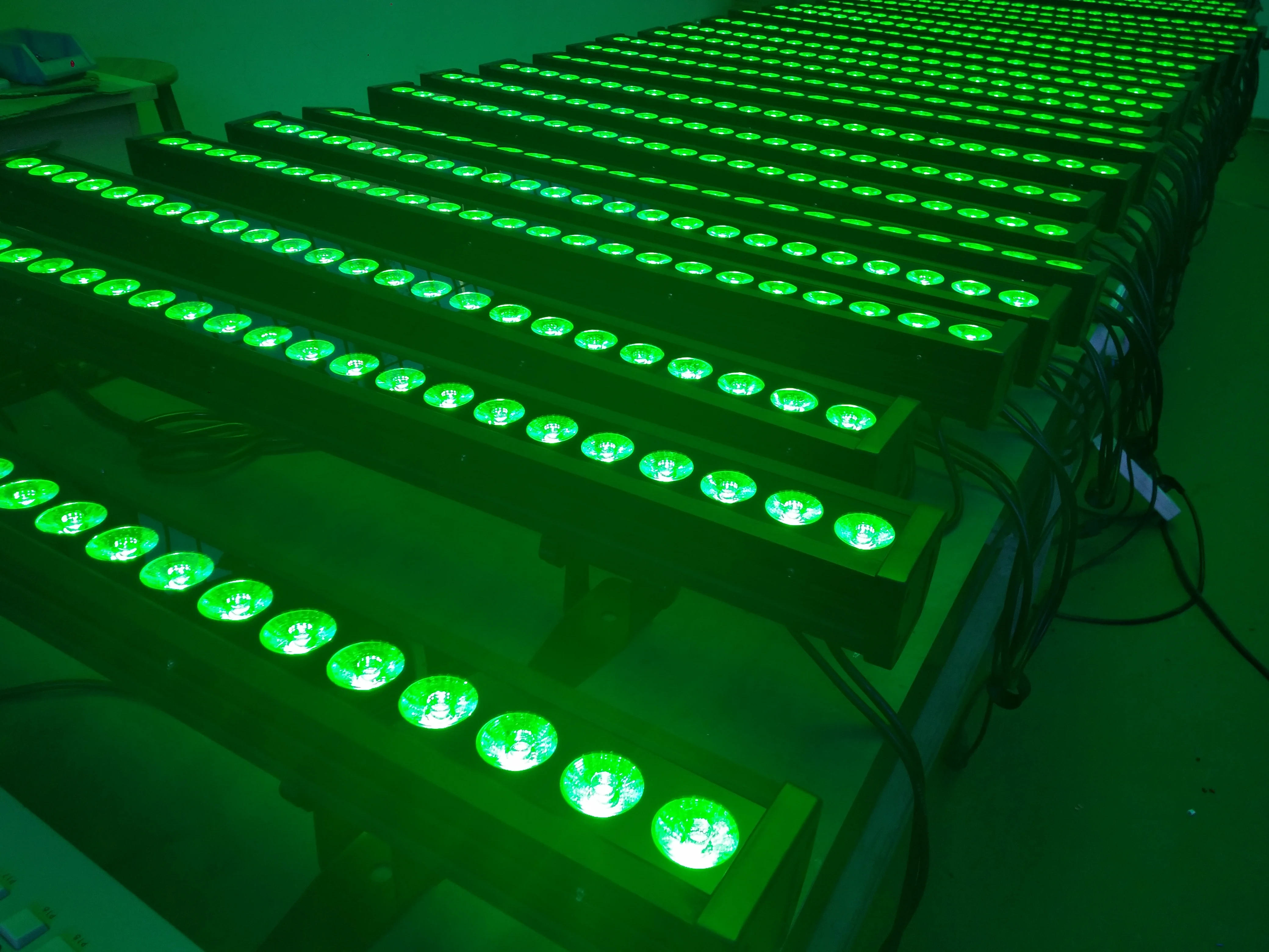 Светодиодная настенная уличная осветительная панель 4 в 1 с Dmx-подсветкой, 24 шт.