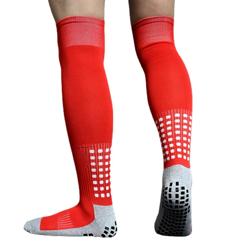 Hot sale colorful Kids Adults Soccer Socks Boys Girls Cotton Team Socks Teens Children Anti slip Football Long Socks