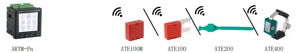 Acrel ATE400 High Voltage Bus Bar Transformer Connector Wireless Temperature Sensor 410-810MHz for Distribution