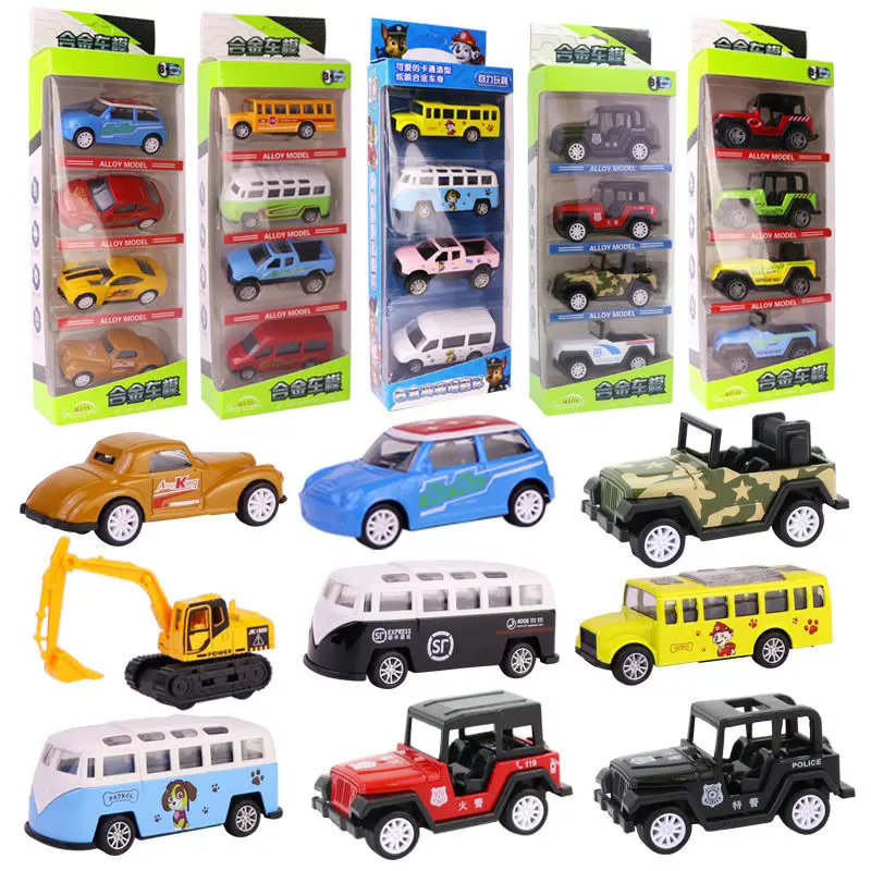 Amazon Hot Selling Kids Toys Car Pull Back Baby MIni Diecast Model Car
