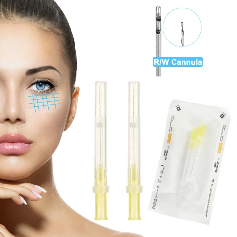 Yastrid 30G 25mm/38mm Mono Smooth blunt cannula Derma PDO/PCL Thread Lift For Eye Korea v Line Injectables PDO Eye Thread