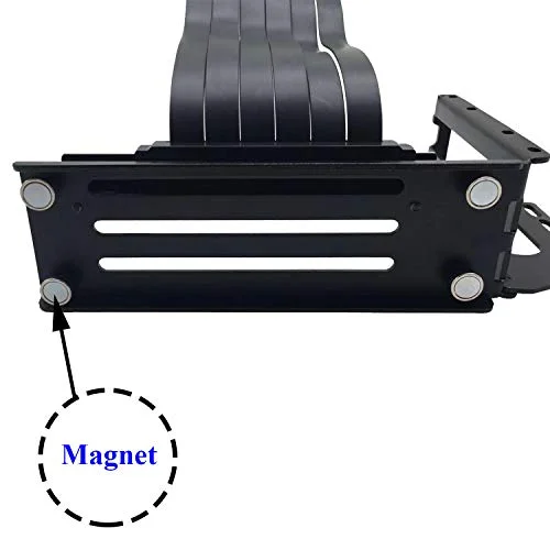 Hot Sale Product Vertical Graphics Card Holder Bracket Extension Cable Riser PU Mount Video Card Support Kit