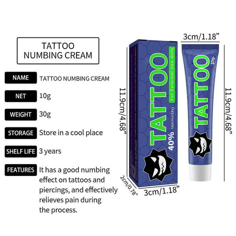 Hot Selling Effective Tattoo Cream Aftercare Skincare Numbin tattoo no Pain Painless Eyebrow Microblading Tattoos Numbimg Cream