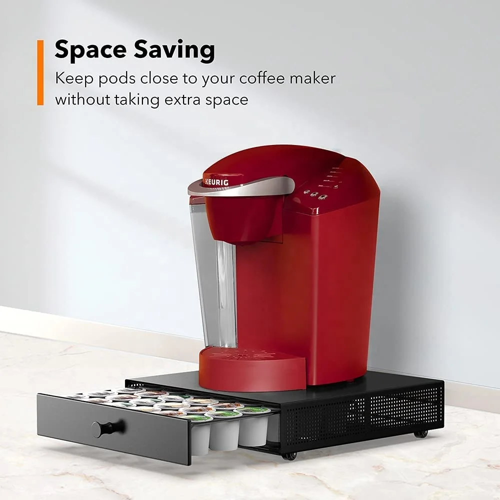 K Cup Holder Coffee Pod Organizer K Cup Organization Storage Drawer Maker Stand Tray Counter Bartesian Rack