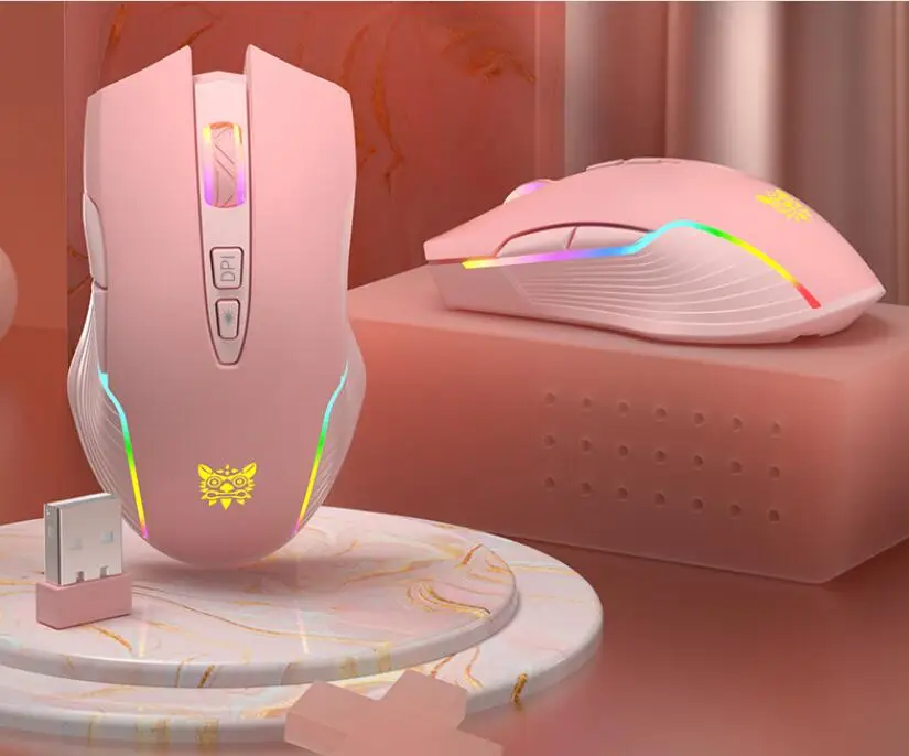 Новая Проводная игровая мышь onikuma CW905, семискоростная Регулируемая подсветка RGB